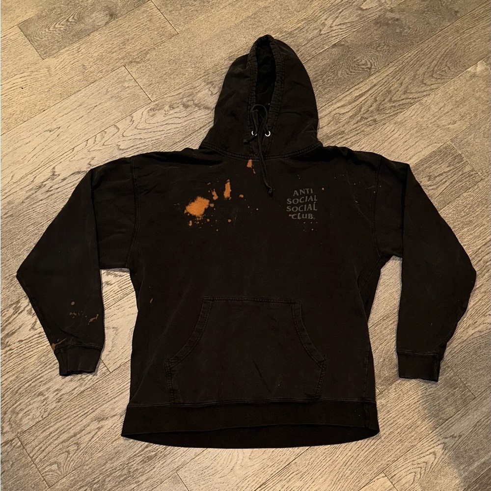 Anti Social Social Club Black Hoodie Size L